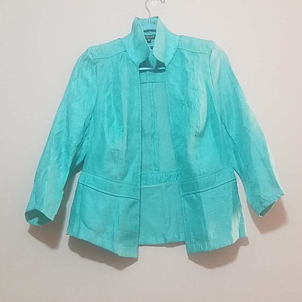 Teal jacket